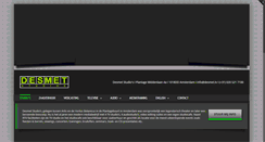 Desktop Screenshot of desmet.tv